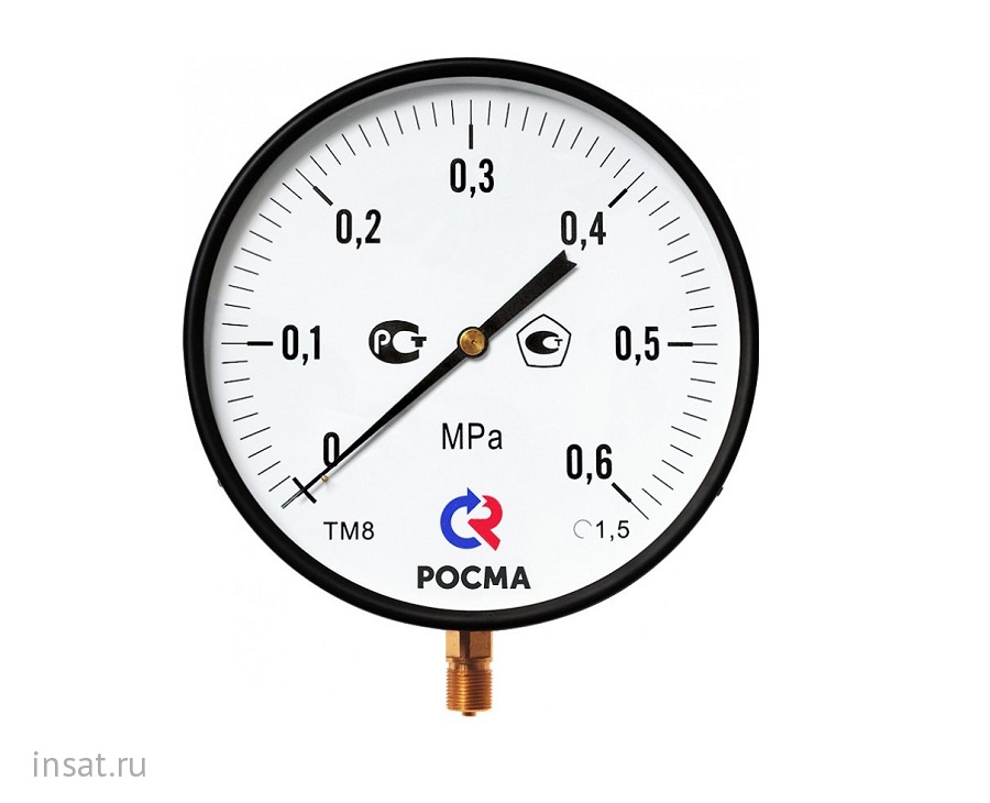 Манометр ТМ8 (ТМ-810) РОСМА - цена, описание, характеристики - ИнСАТ